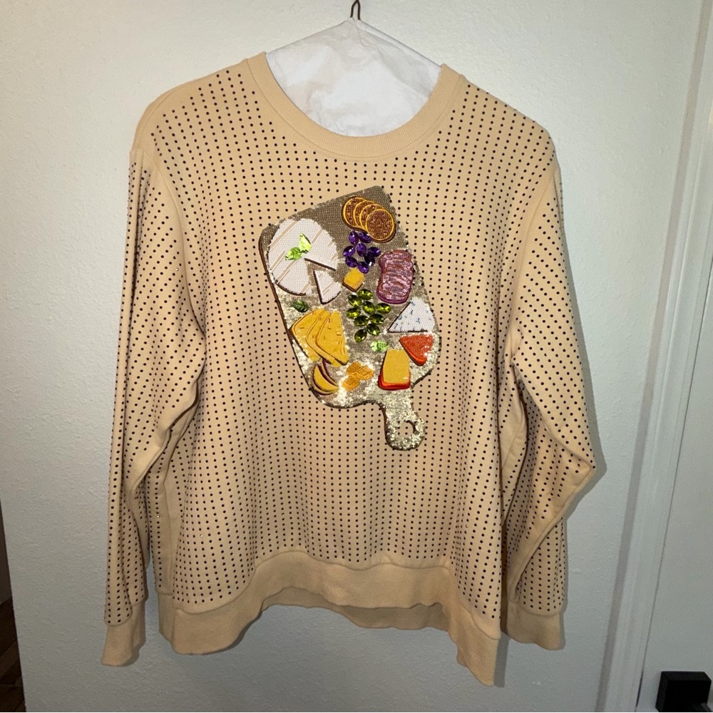 Queen of Sparkles Charcuterie Board Sweatshirt. - Picture 2 of 6